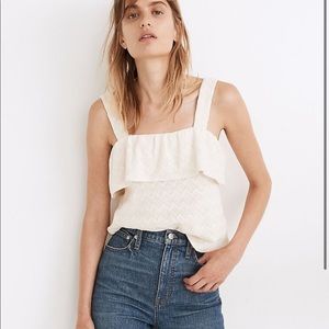 Ruffled tank top